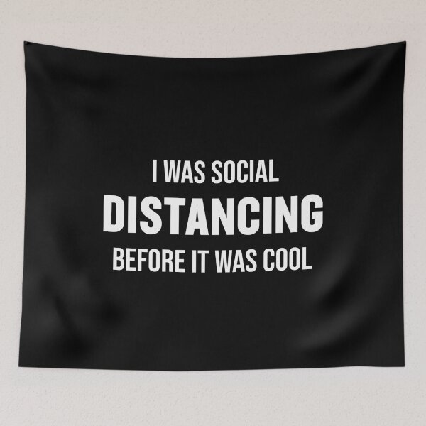 Item preview, I was Social Distancing Before It was Cool Men's Shirt Funny Self Isolation designed and sold by jozefds.