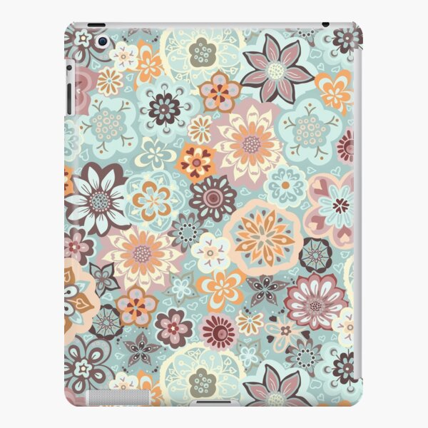 Beautiful Bouquet of Midsummer Blooms in blue, orange and pink iPad Snap Case