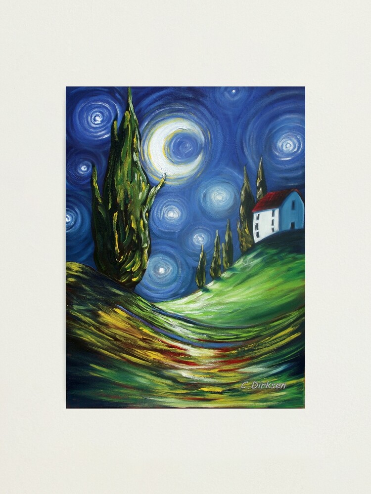 Thumbnail 2 of 3, Photographic Print, The Dreamers Night Sky designed and sold by Cherie Roe Dirksen.