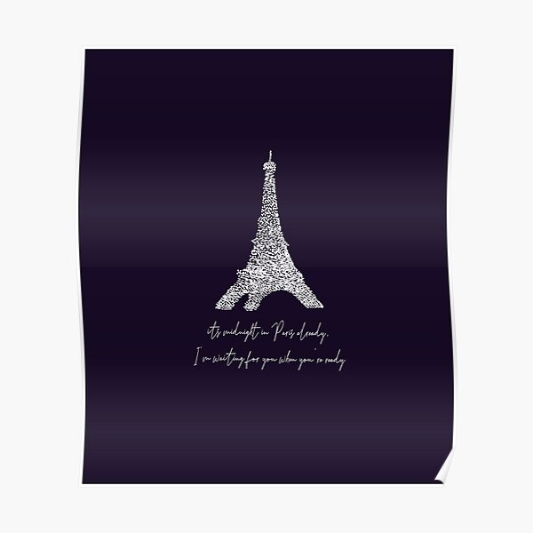 Midnight In Paris Posters Redbubble