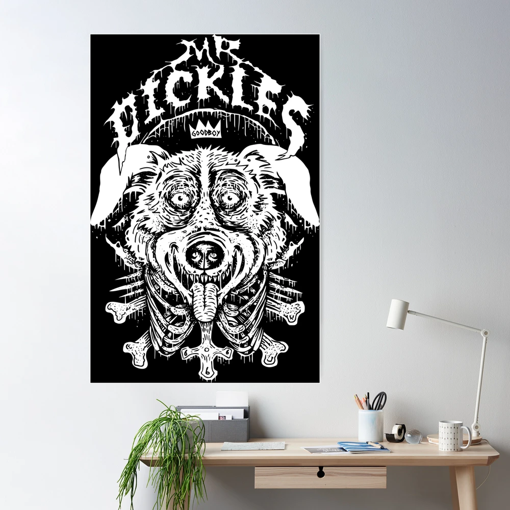 Compre Mr Pickles Dark Cartoon Poster Evil Dog Evil Spirit Canvas Printing  Poster Wall Decor Picture for Bar Game Room Wall Decoration