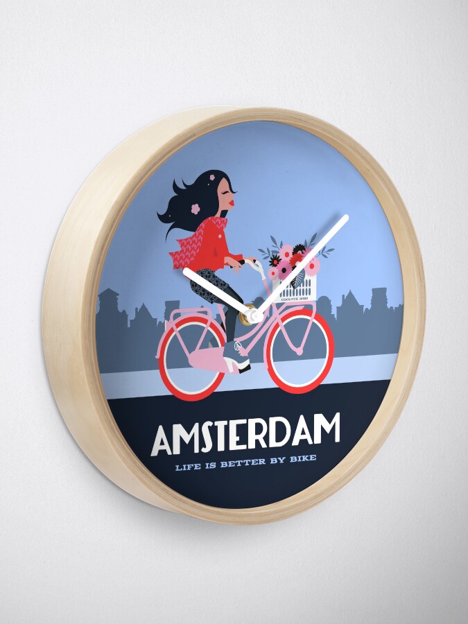Alternate view of Amsterdam Bike Life Clock