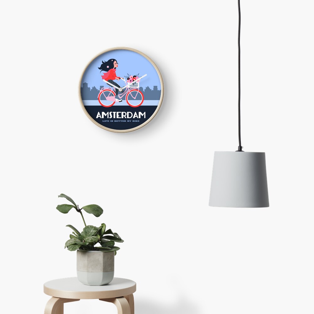Amsterdam Bike Life Clock