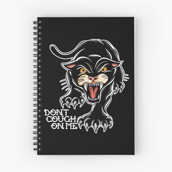 Item preview, Don't Cough On Me Vintage Tattoo Halloween Style Panther designed and sold by Epitome Girl.