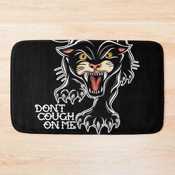Item preview, Don't Cough On Me Vintage Tattoo Halloween Style Panther designed and sold by Epitome Girl.