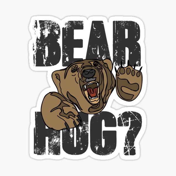 California Bear Hug Stickers | Redbubble