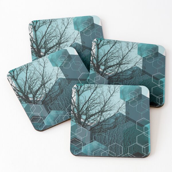 Item preview, Teal Tree Geometric designed and sold by UrbanEpiphany.