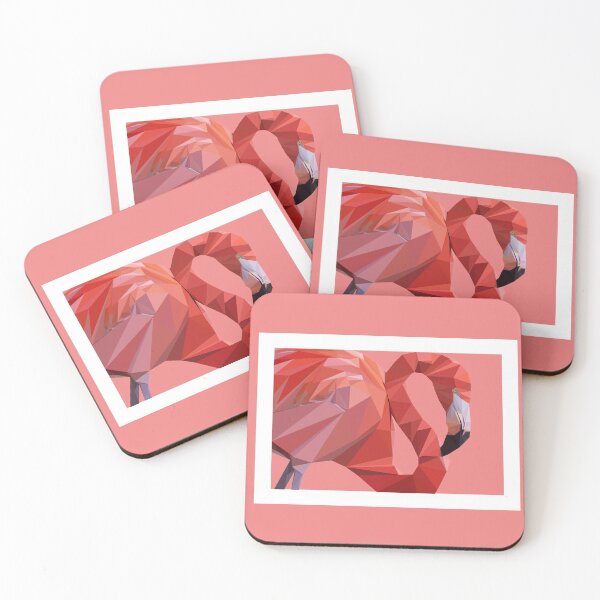 Item preview, Low Poly Flamingo designed and sold by Tristd.