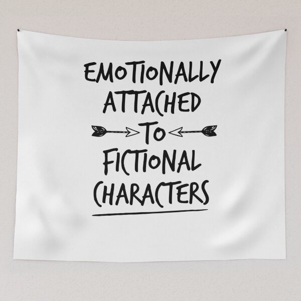 Item preview, Emotionally Attached to Fictional Characters ,Funny Shirt,Funny T-shirt,Quote,Book Lover, designed and sold by Noussairox.
