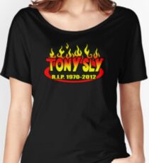 R.I.P. TONY SLY!! Women's Relaxed Fit T-Shirt