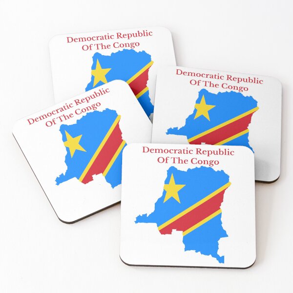 Item preview, Democratic Republic of the Congo Flag Map designed and sold by marosharaf.