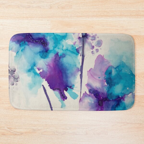 Item preview, Purple and Blue Flowers designed and sold by gkaplanwassell.