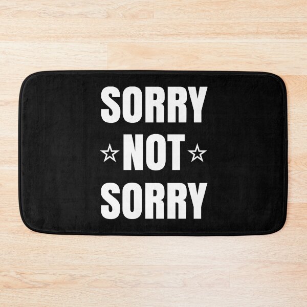 Item preview, Sorry NOT Sorry (white) with Stars designed and sold by spoeg.