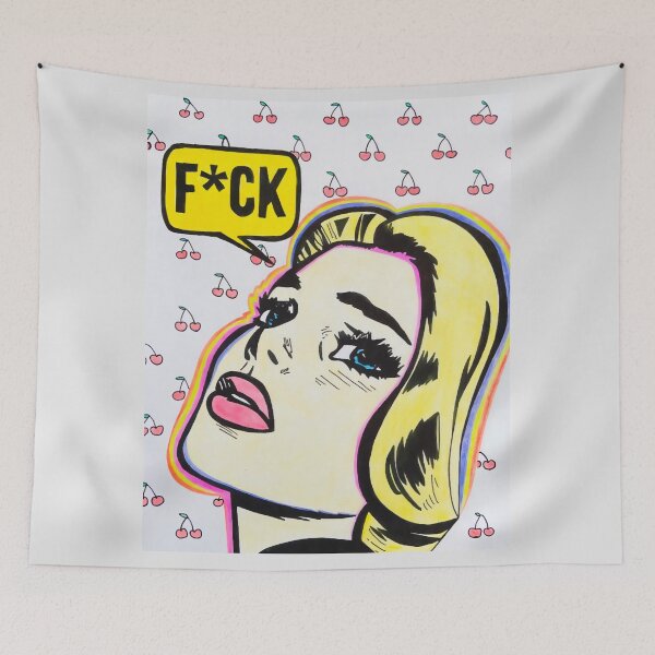 Item preview, Popart Babe - F*CK designed and sold by sabrinasiles.