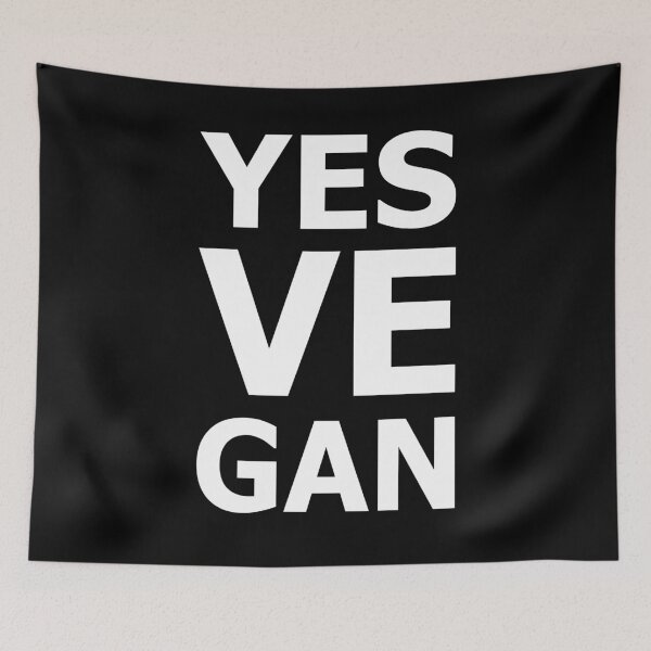 Item preview, funny vegan gift yes ve gan animal lover designed and sold by desislogn.