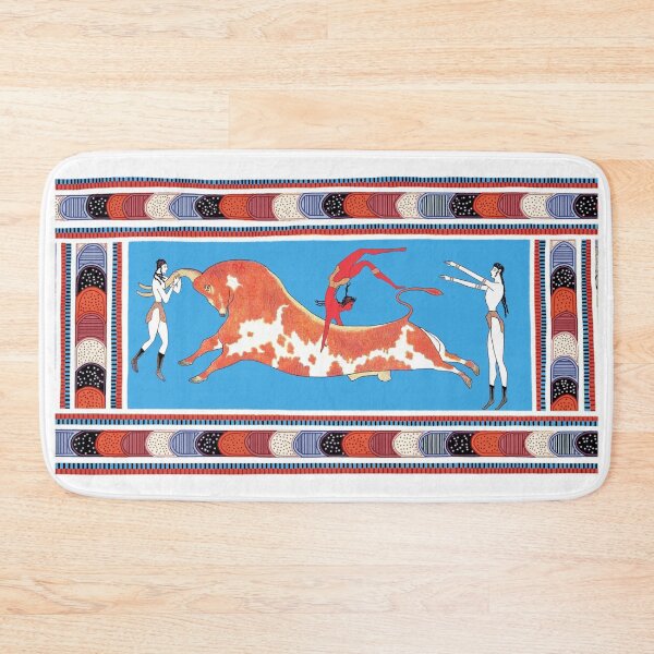 Item preview, Minoan Bull Leaping Toreador Fresco Restoration designed and sold by W. Sheppard Baird.