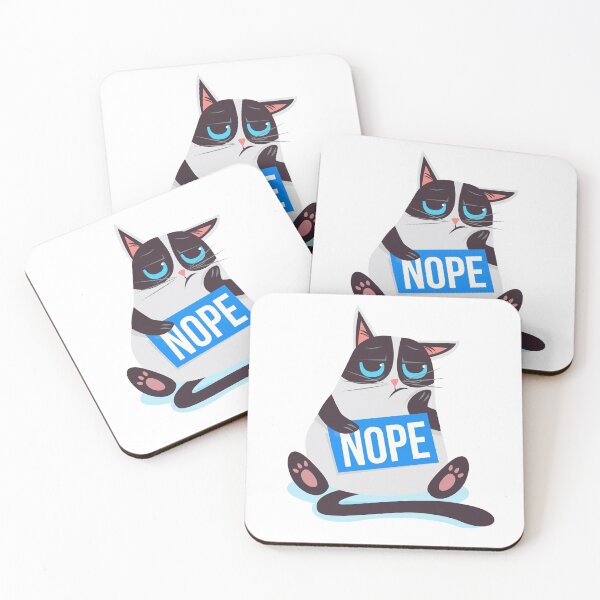 Item preview, Nope Lazy Cat  designed and sold by Draw Design.