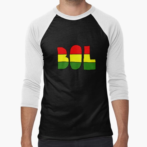 Bolivia Baseball ¾ Sleeve T-Shirt