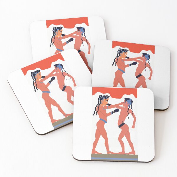 Item preview, Minoan Boxing Boys Fresco Restoration designed and sold by W. Sheppard Baird.