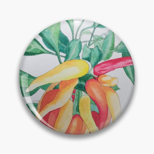 Item preview, Pepper plant watercolour painting  designed and sold by esvb.
