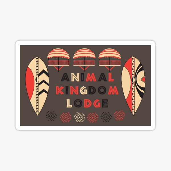 Animal Kingdom Lodge Sticker