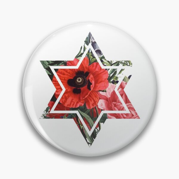 Artikelvorschau, Mohn Magen David (Davidstern) entworfen und verkauft von kitttenqueen.