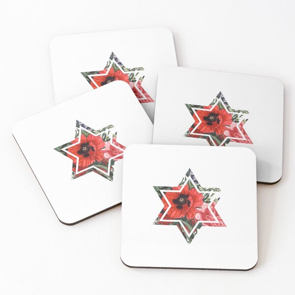 Item preview, Poppy Magen David (Star of David) designed and sold by classiczo.
