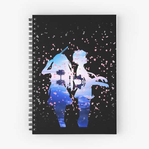 Item preview, Your Lie in April Shigatsu wa Kimi no Uso Kaori & Kousei Anime Cherry Blossoms designed and sold by IdlyBlue.