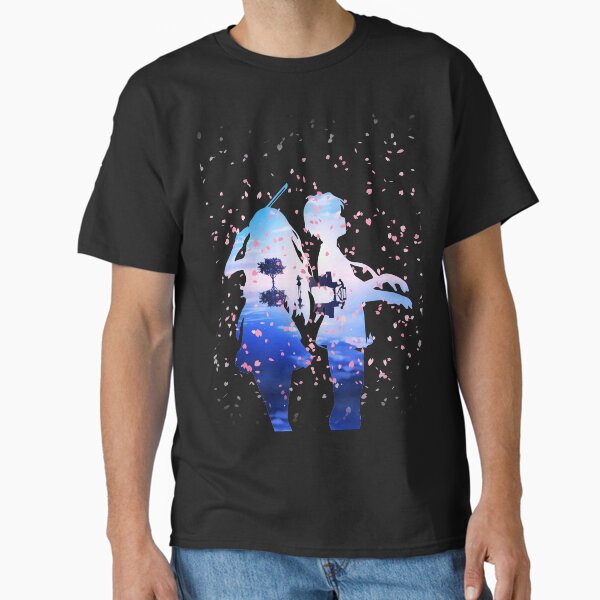 Item preview, Your Lie in April Shigatsu wa Kimi no Uso Kaori & Kousei Anime Cherry Blossoms designed and sold by IdlyBlue.