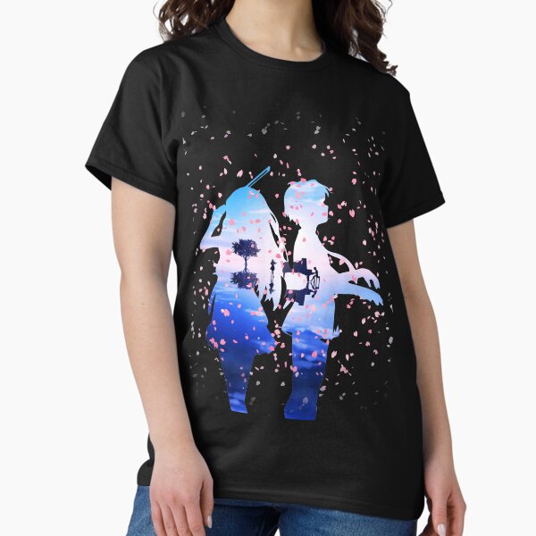 Item preview, Your Lie in April Shigatsu wa Kimi no Uso Kaori & Kousei Anime Cherry Blossoms designed and sold by IdlyBlue.