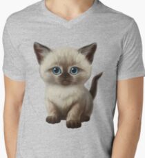 Cataclysm- Siamese Kitten Classic Men's V-Neck T-Shirt