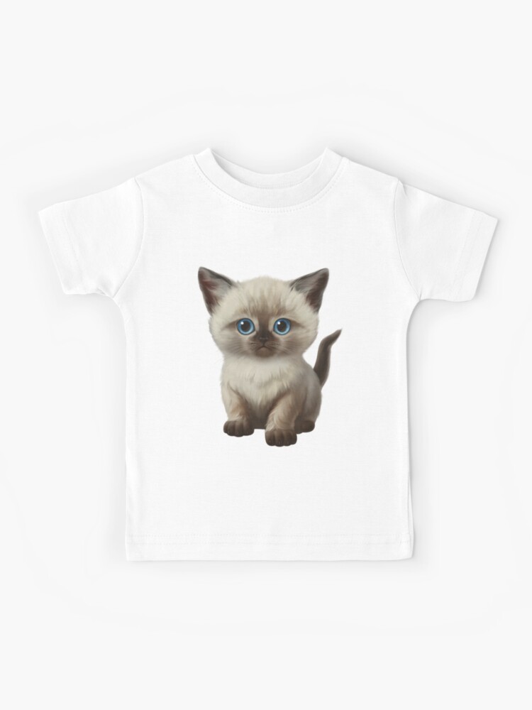 Cataclysm Siamese Kitten Classic Kids T Shirt By Ikerpazstudio Redbubble