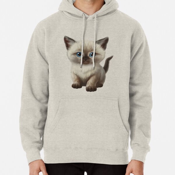 Cataclysm- Siamese Kitten Classic Pullover Hoodie