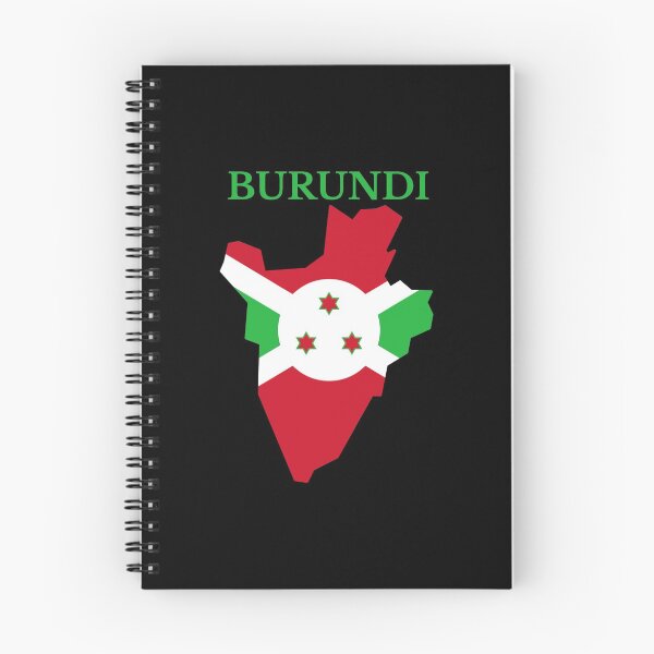 Item preview, Burundi Map Flag designed and sold by marosharaf.