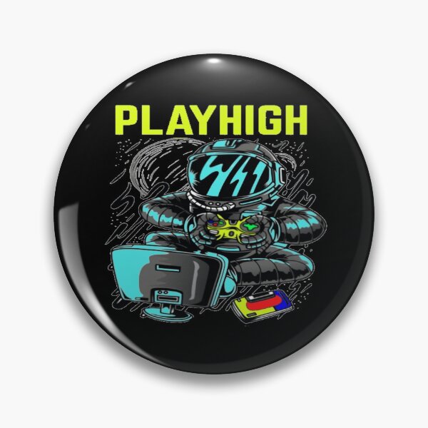 Item preview, astronaute playhigh design - Gifts for gaming  designed and sold by kedesign1.