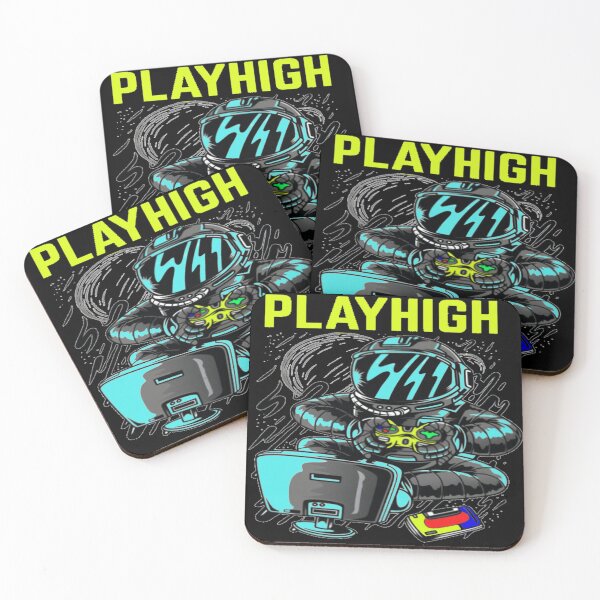 Item preview, astronaute playhigh design - Gifts for gaming  designed and sold by kedesign1.