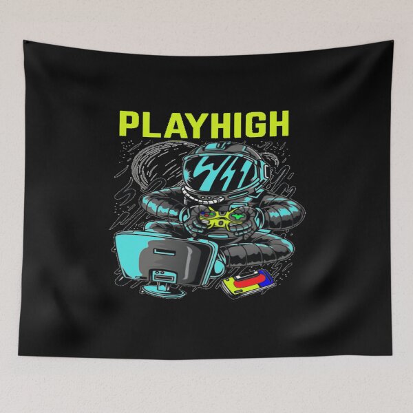 Item preview, astronaute playhigh design - Gifts for gaming  designed and sold by kedesign1.
