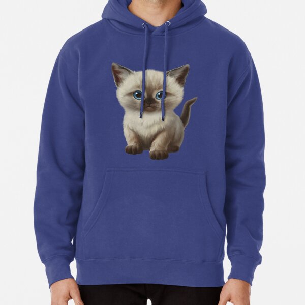 Cataclysm: Siamese Kitten Paws Pullover Hoodie