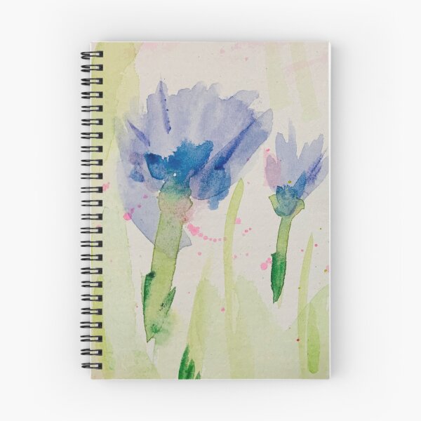 Artikelvorschau, Lila Blumen Aquarell entworfen und verkauft von SpringCandy.