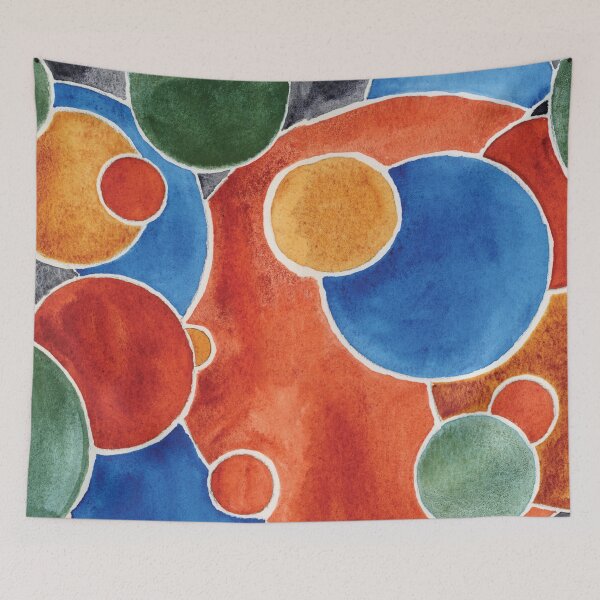 Item preview, Circle pattern in watercolor designed and sold by Kelly Roy.