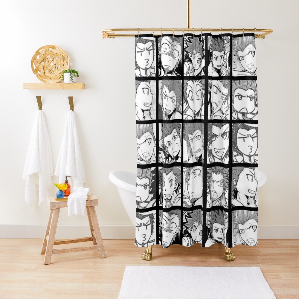 "Leon Manga Collection" Shower Curtain for Sale by AtticWorms Redbubble