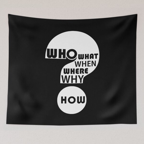 Item preview, Who, What, When, Where, Why, & How? designed and sold by Jean Gregory Evans.