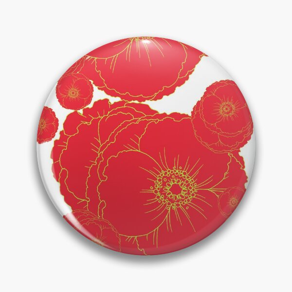 Item preview, Diseño floral de amapola designed and sold by Christine Margeson.