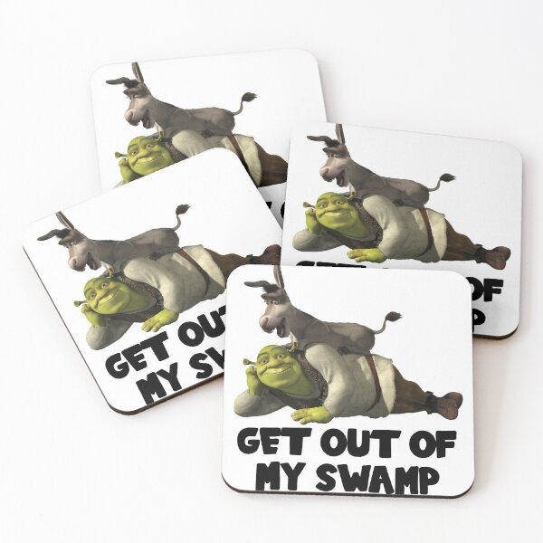 Item preview, GET OUT OF MY SWAMP - Shrek designed and sold by Emilyhardyy.