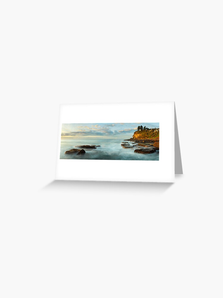 Thumbnail 1 of 2, Greeting Card, Avalon Rocks, Sydney, New South Wales, Australia designed and sold by Chockstone.