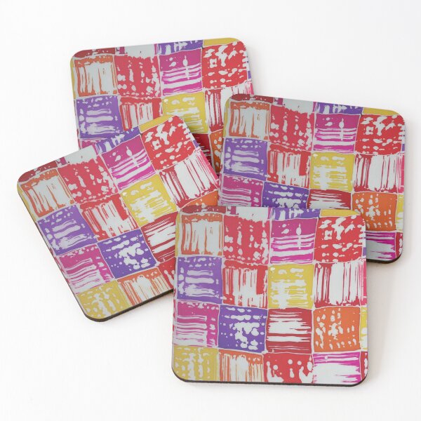 Item preview, Abstract Brushy Boxes designed and sold by Leslie Rogers Todder.