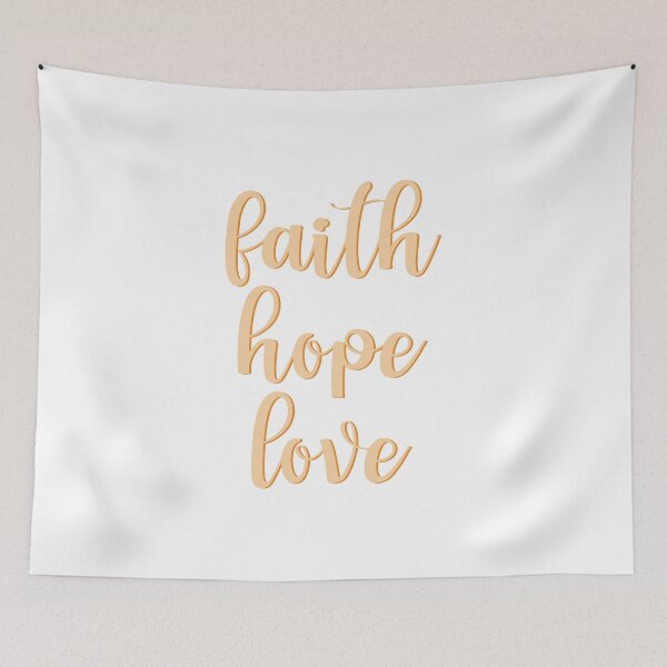 Item preview, Faith Hope Love designed and sold by Stickers by SoSrat.
