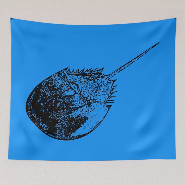 Item preview, Horseshoe Crab  Black Print  designed and sold by designsasstultd.