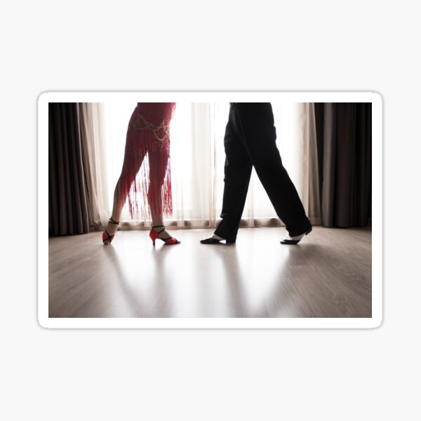 Argentine tango dancers Sticker