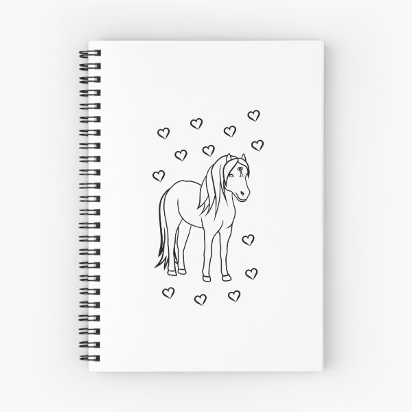 Item preview, Pony Horse Black Line Art designed and sold by kallydru.
